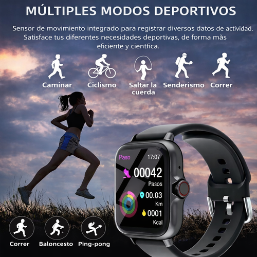 Smartwatch 1.83" Multifunción