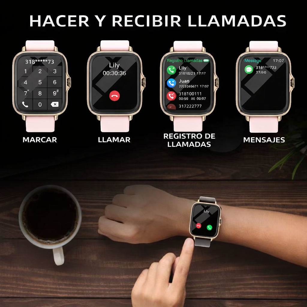 Smartwatch 1.83" Multifunción