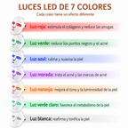 Máscara LED 7 Colores
