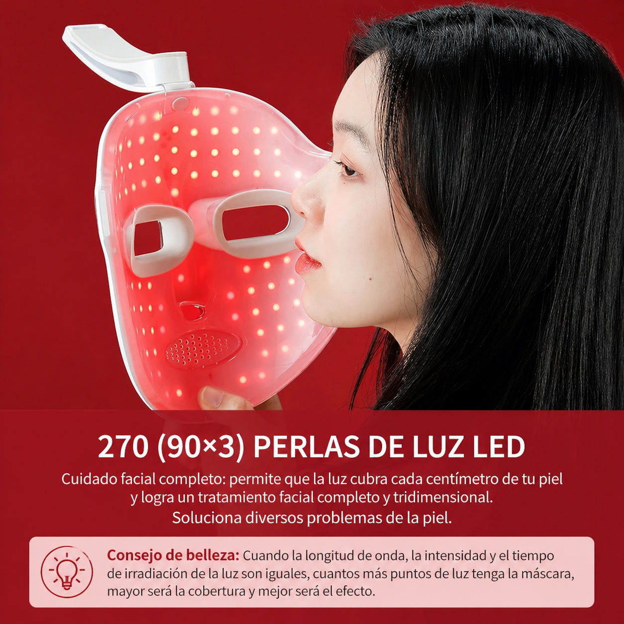 Máscara LED 7 Colores